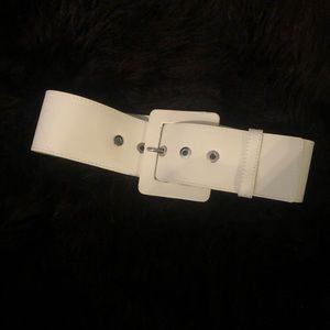 Michael Kors Chunky White Belt